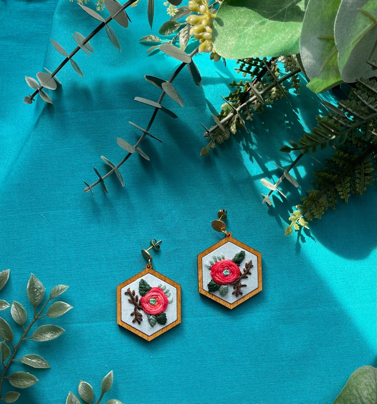 The Haley | Rose Dangle Earrings (June)