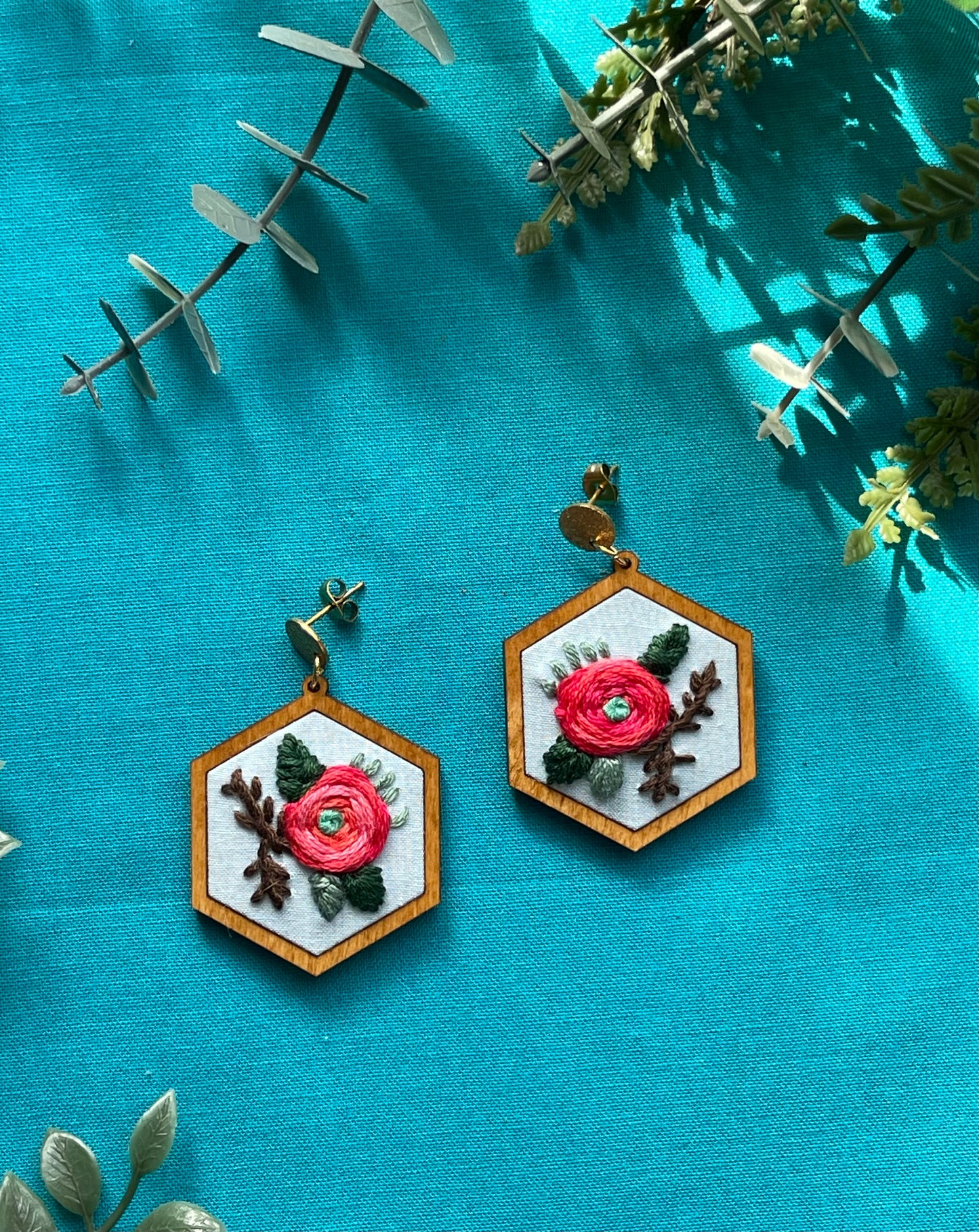 The Haley | Rose Dangle Earrings (June)