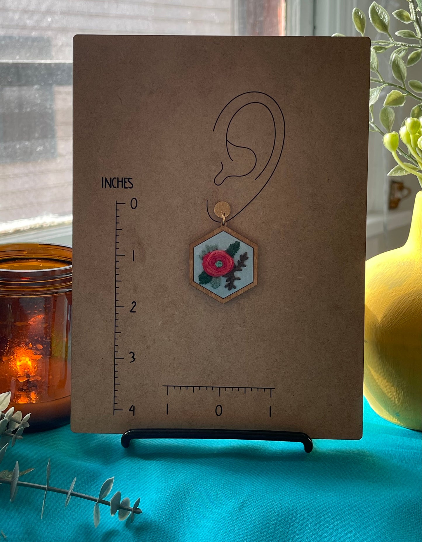 The Haley | Rose Dangle Earrings (June)