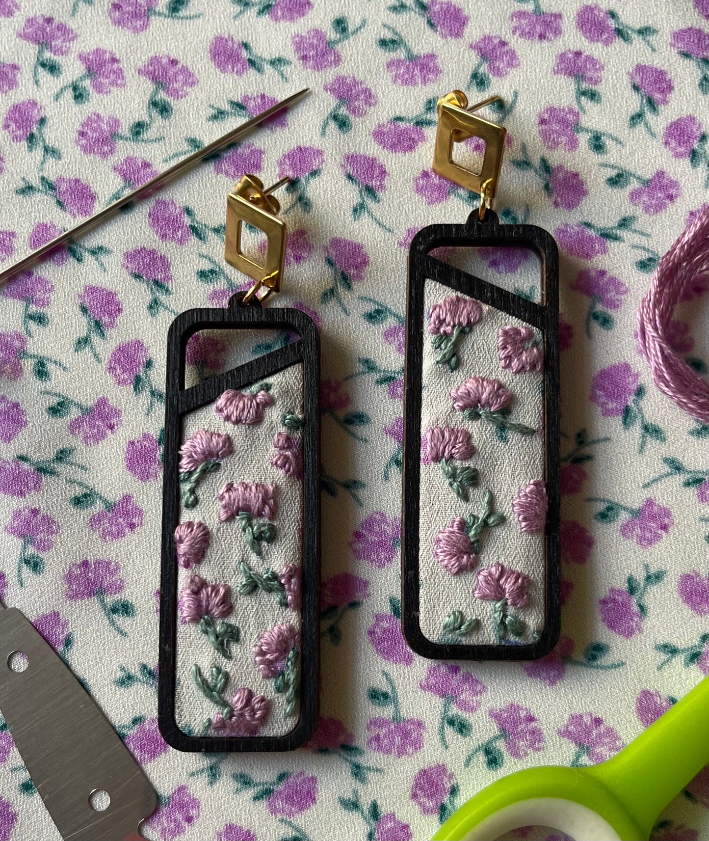 The Sophie | Floral Tea Time Earrings