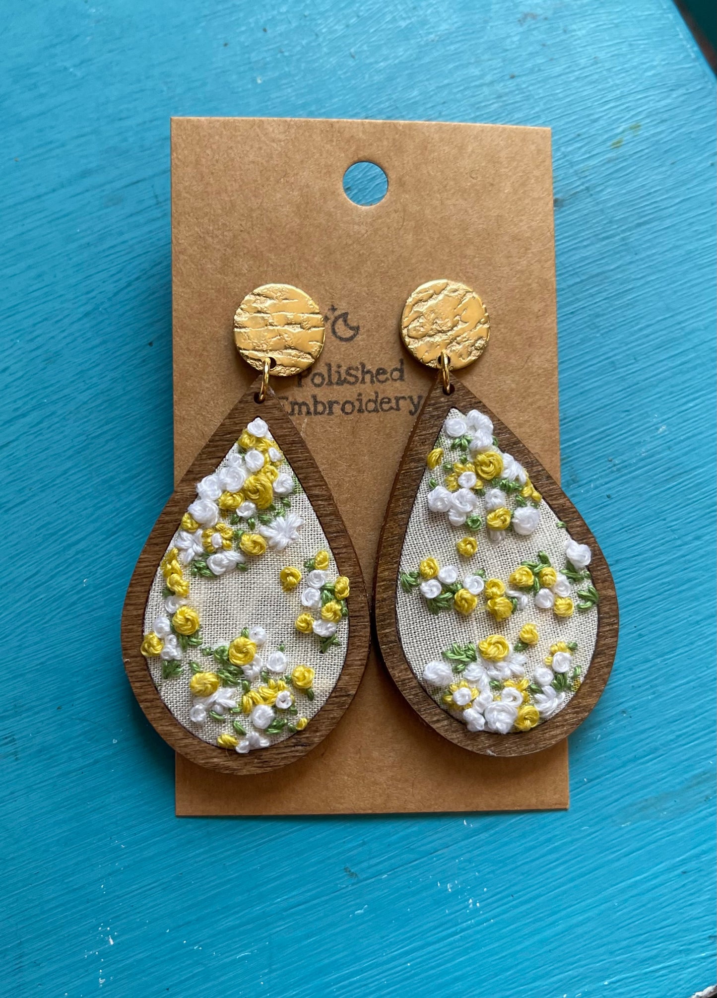 Custom Listing for Jenica | The Jenica Earrings (Teardrop Frame)