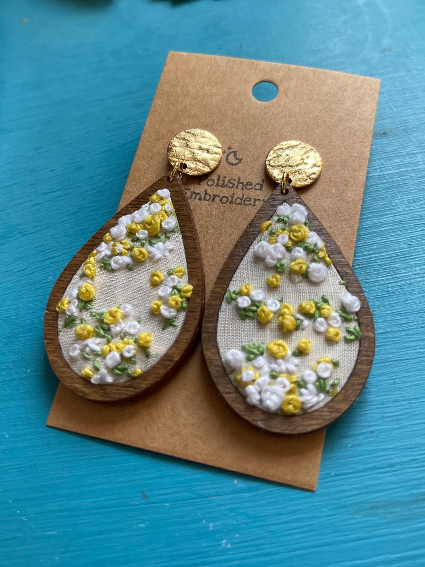 Custom Listing for Jenica | The Jenica Earrings (Teardrop Frame)