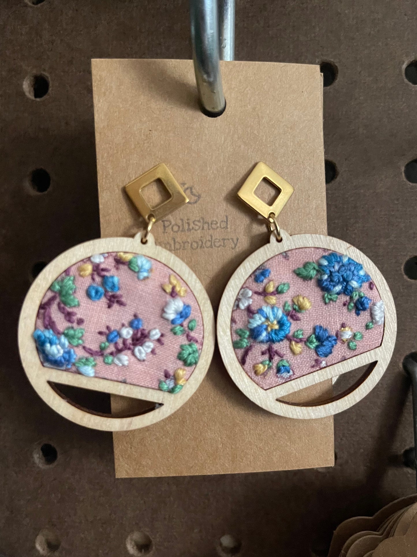 The Eliza | Petite Floral Dangle Earrings