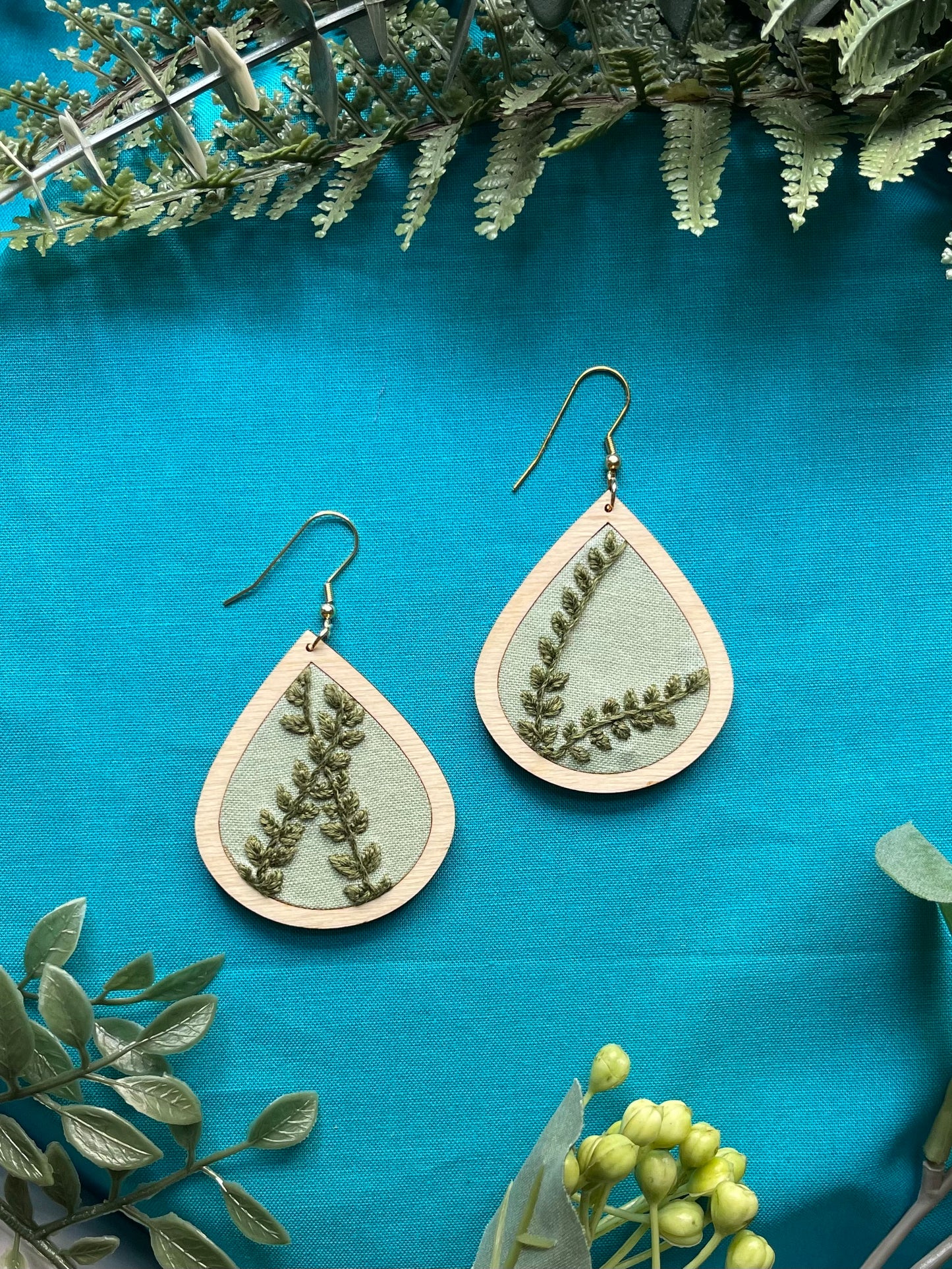 The Meagan | Fern Leaf Dangles