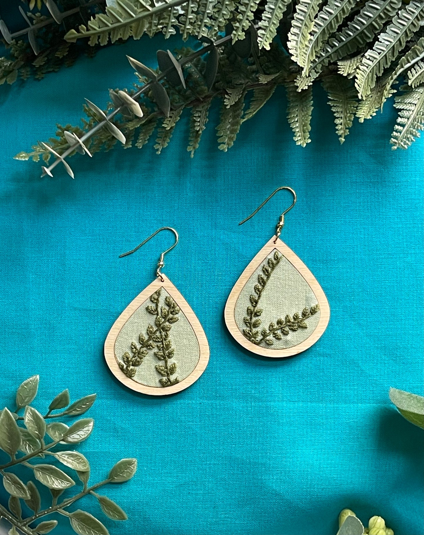 The Meagan | Fern Leaf Dangles