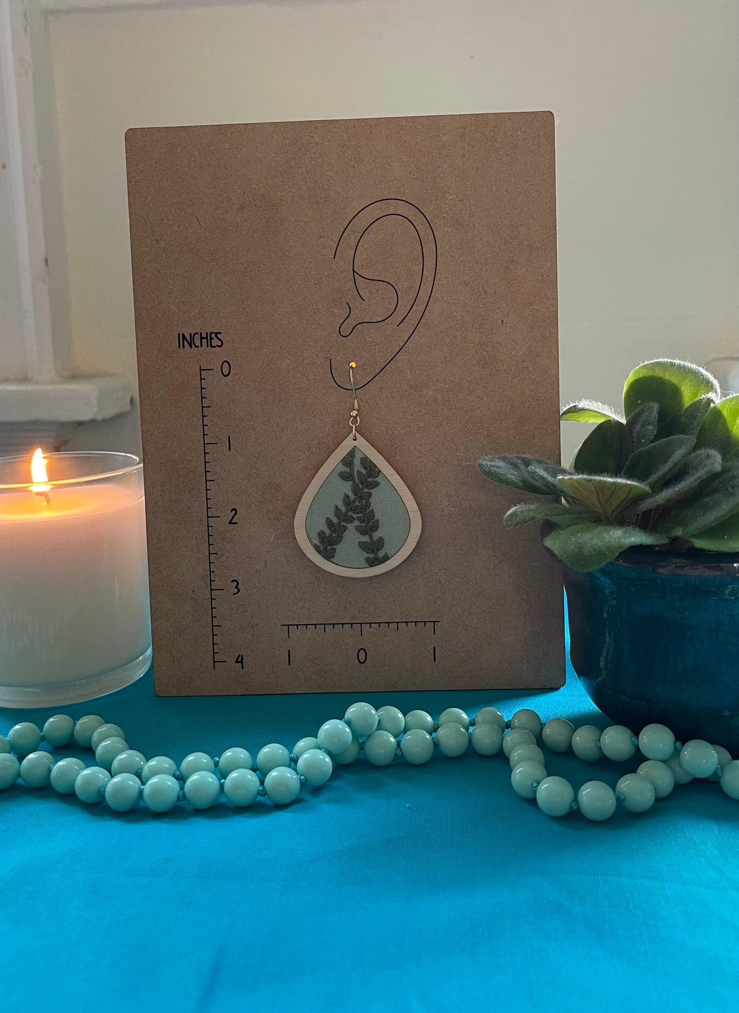The Meagan | Fern Leaf Dangles