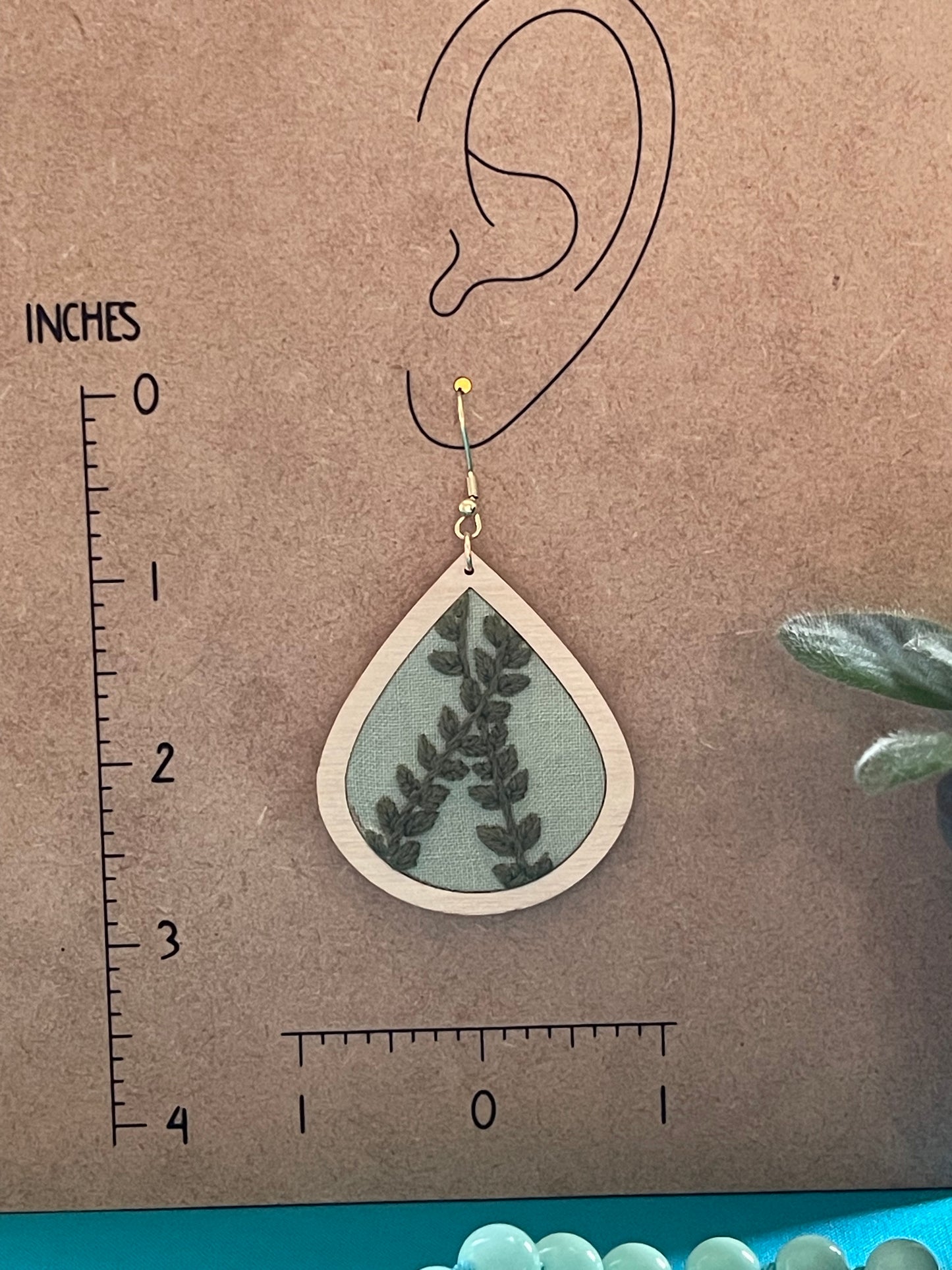The Meagan | Fern Leaf Dangles