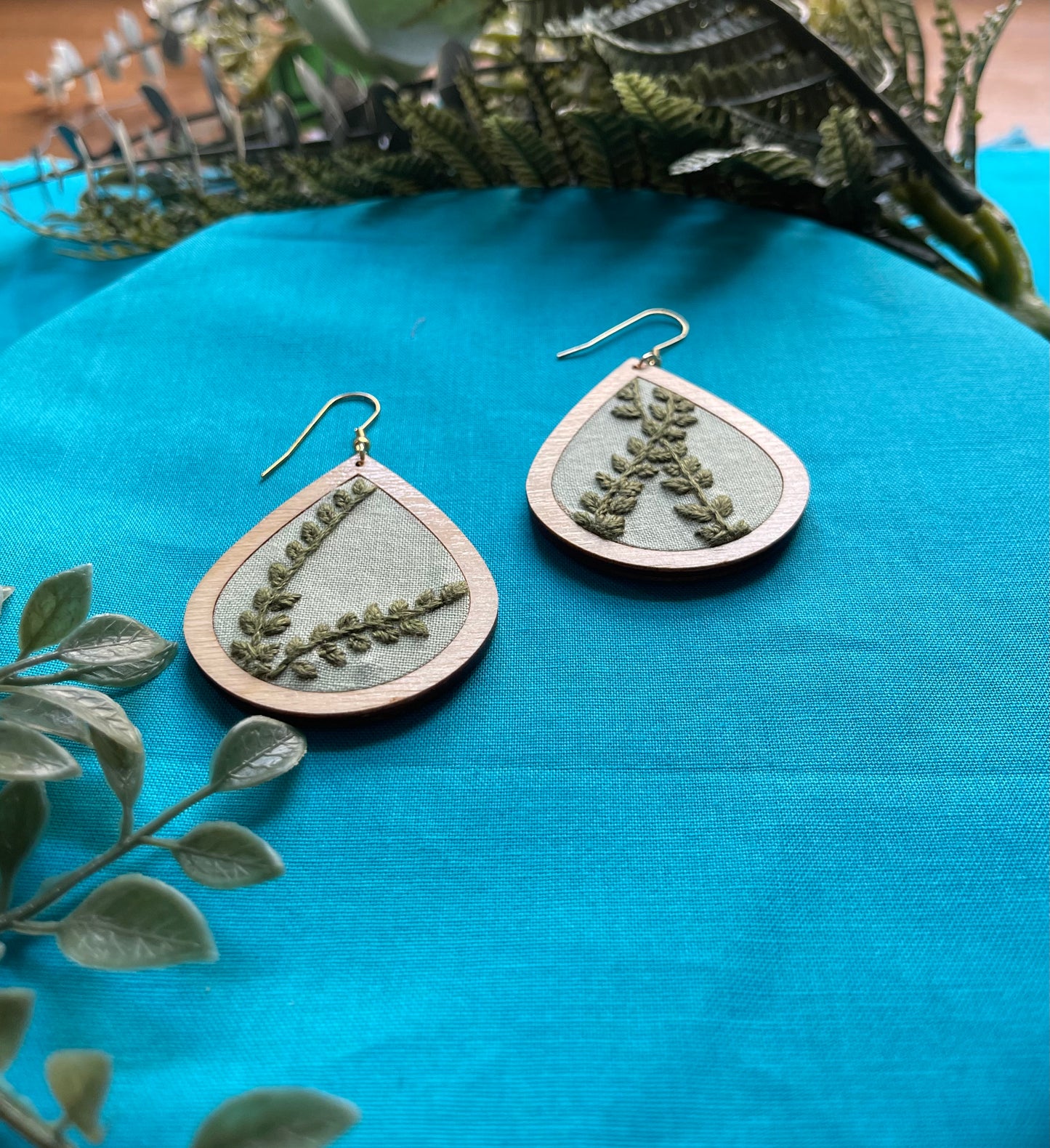 The Meagan | Fern Leaf Dangles