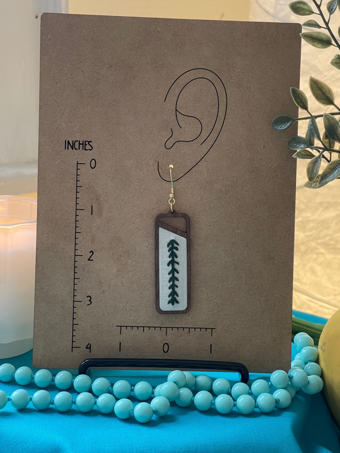 The Mikhala | Tall Tree Dangle Earrings