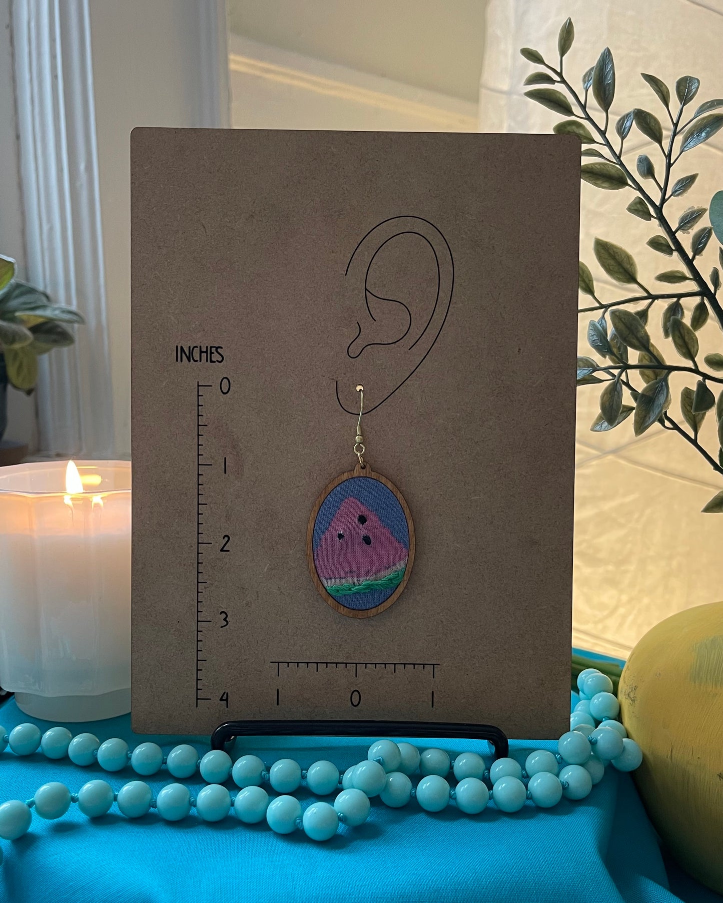 The Youmna | One of a Kind Watermelon Ovals