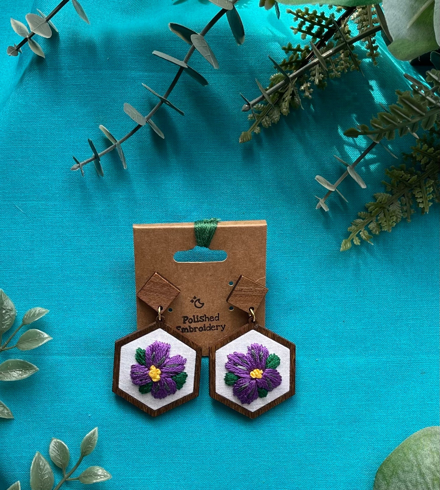 The Ellie | Violet Dangle Earrings (February)