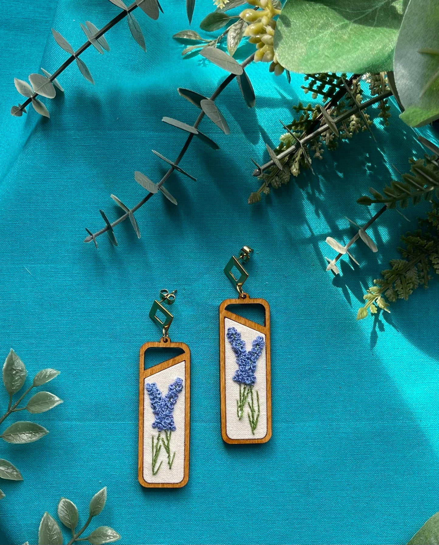 The Margot | Larkspur Dangle Earrings (July)