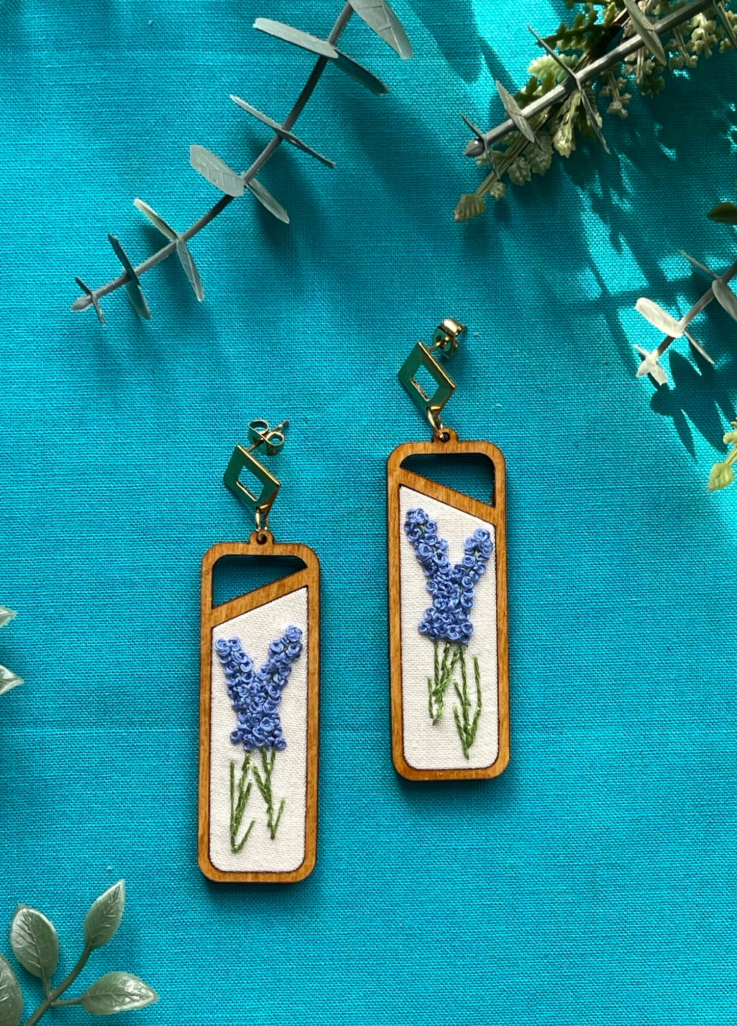 The Margot | Larkspur Dangle Earrings (July)