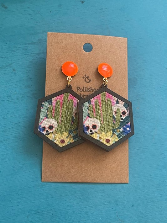 The Luz | Fabric Scrap Earrings