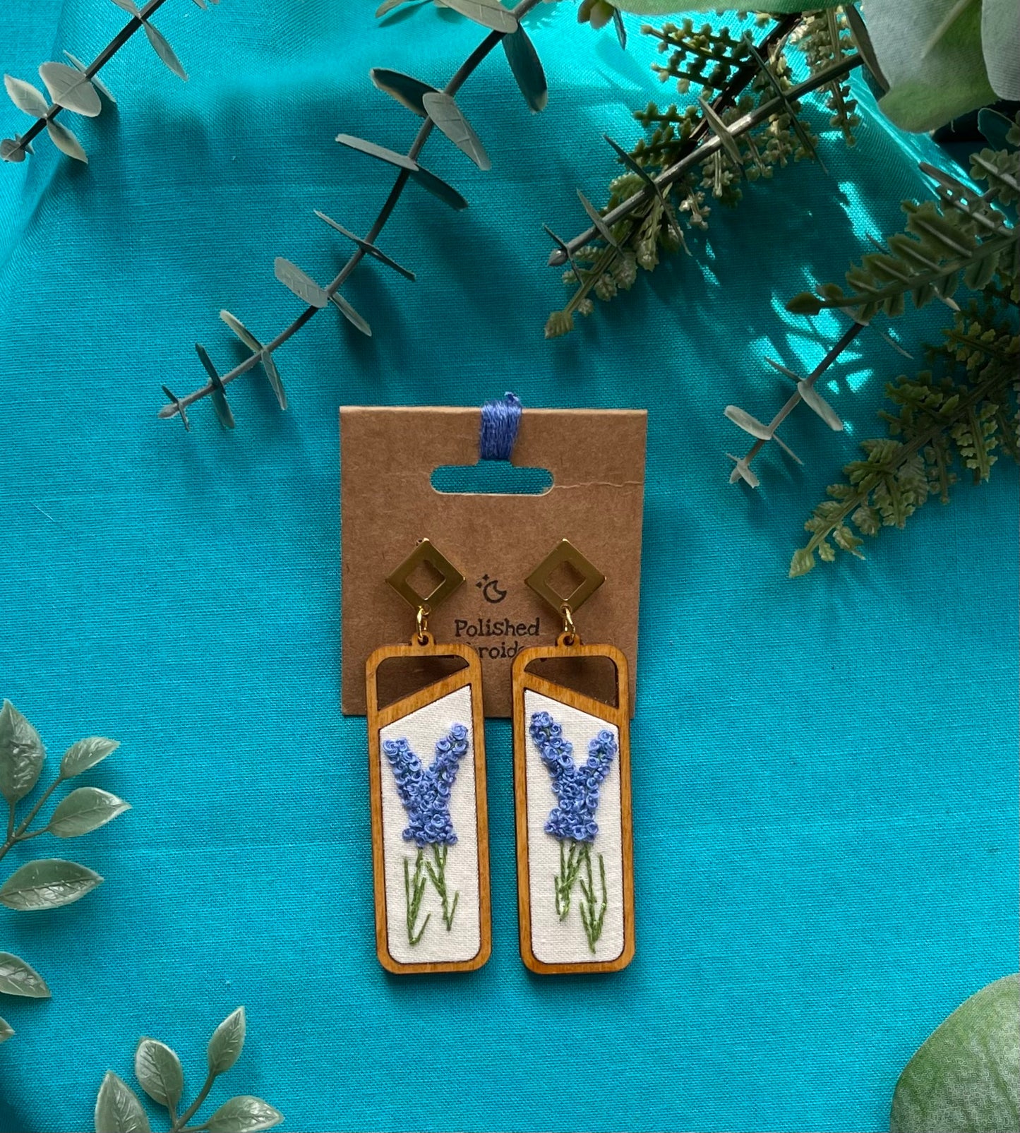 The Margot | Larkspur Dangle Earrings (July)