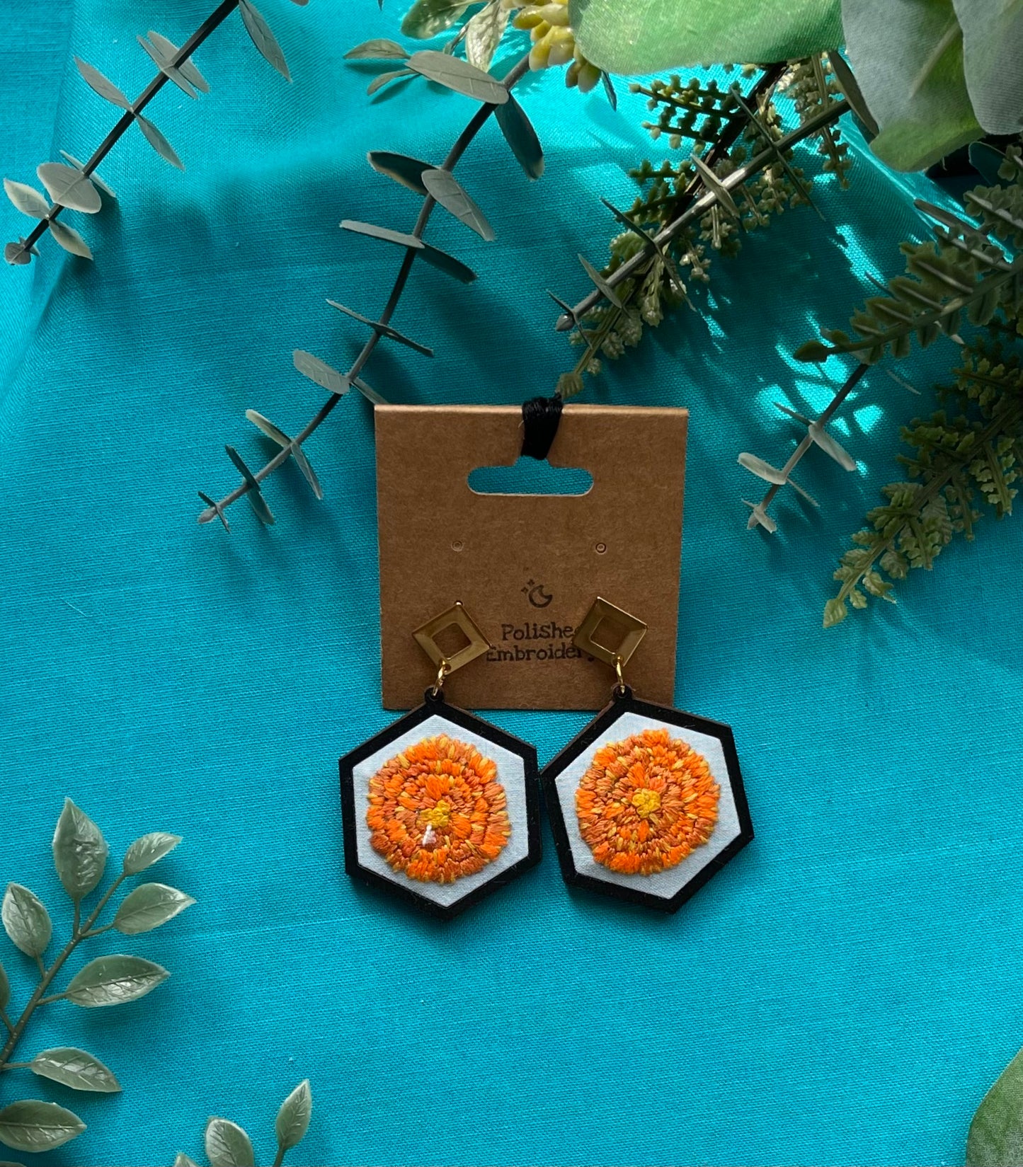 The Mely | Marigold Dangle Earrings (October)