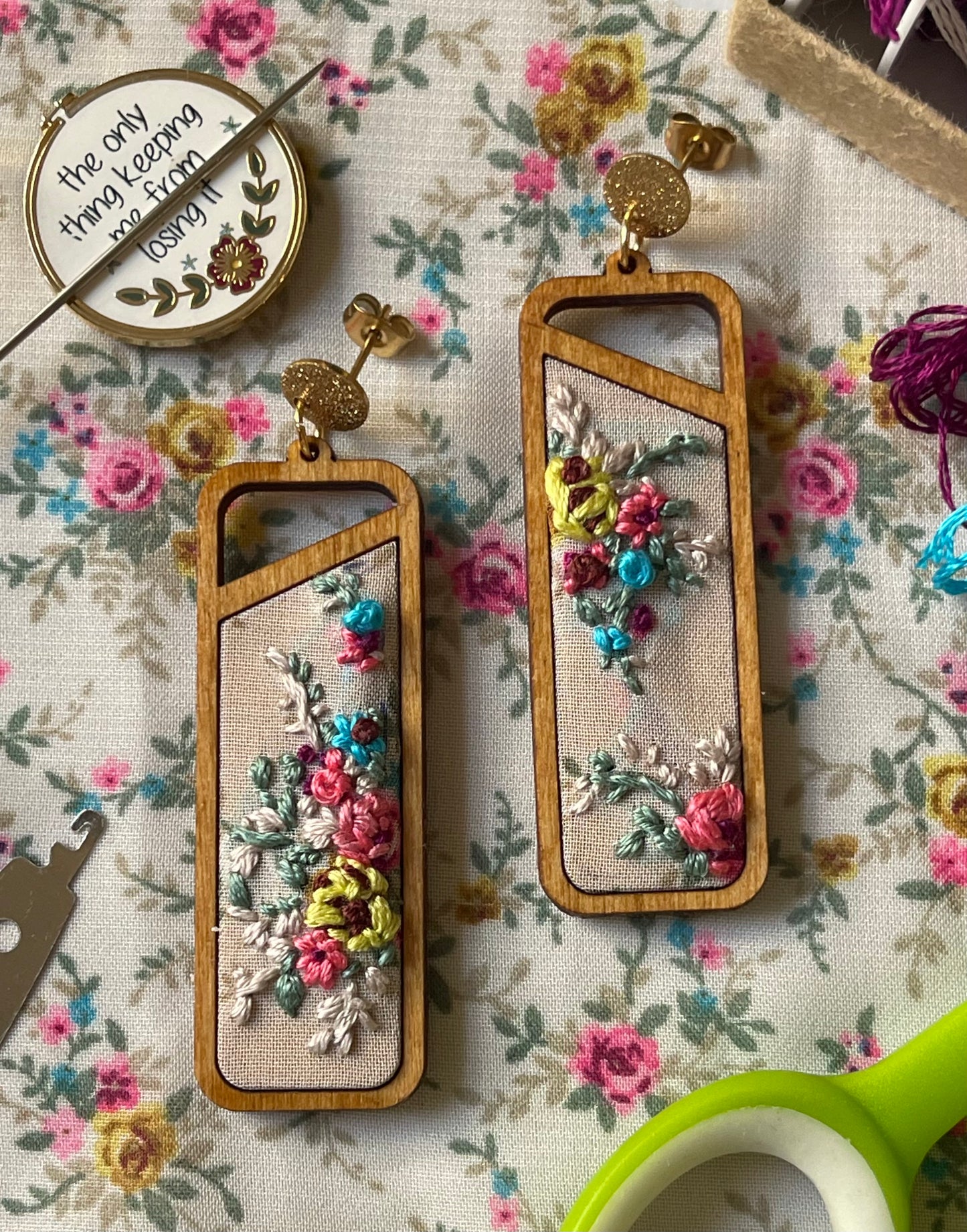 The Nuala | Floral Tea Time Earrings