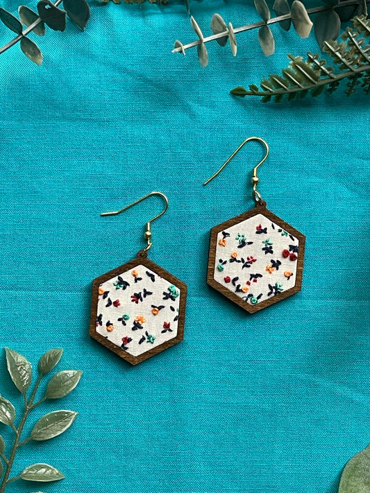 The Allie | Micro Floral Dangles