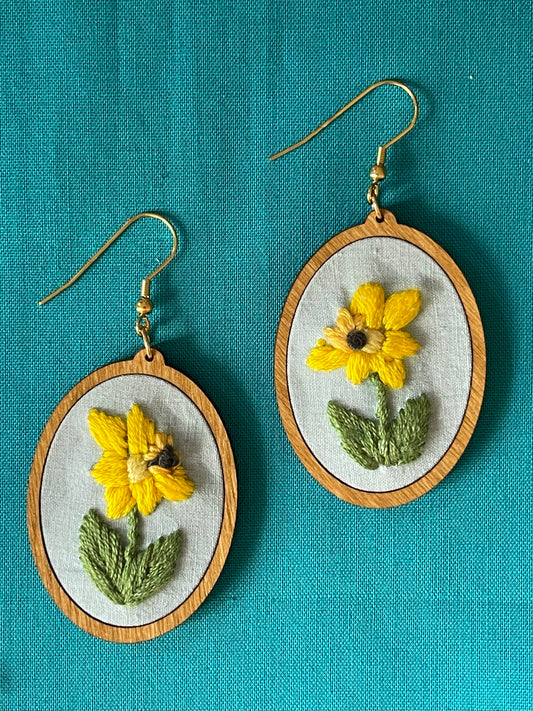 The Daphne | Daffodil Dangle Earrings (March)