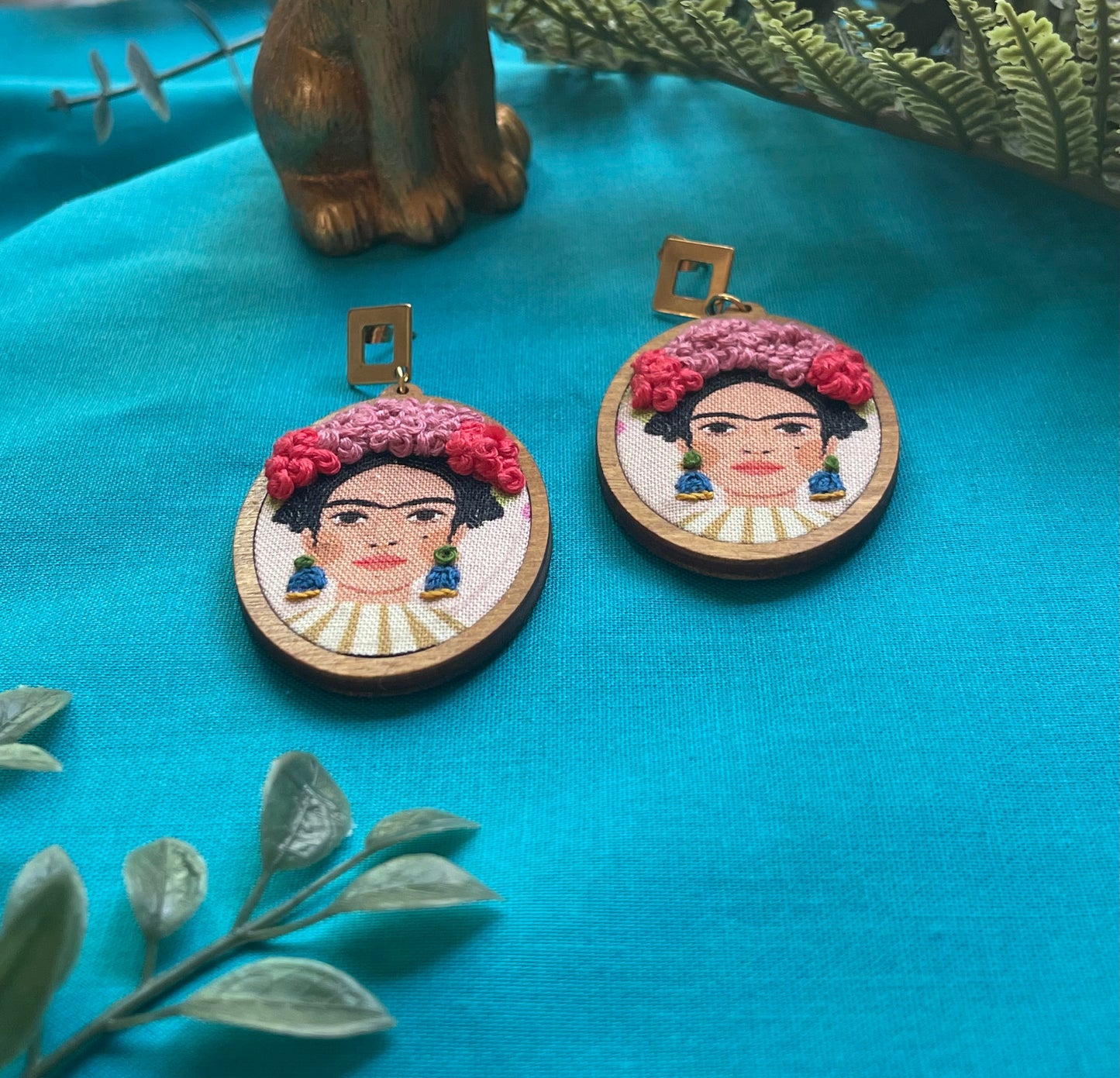 The Frida | Oval Dangle Earrings