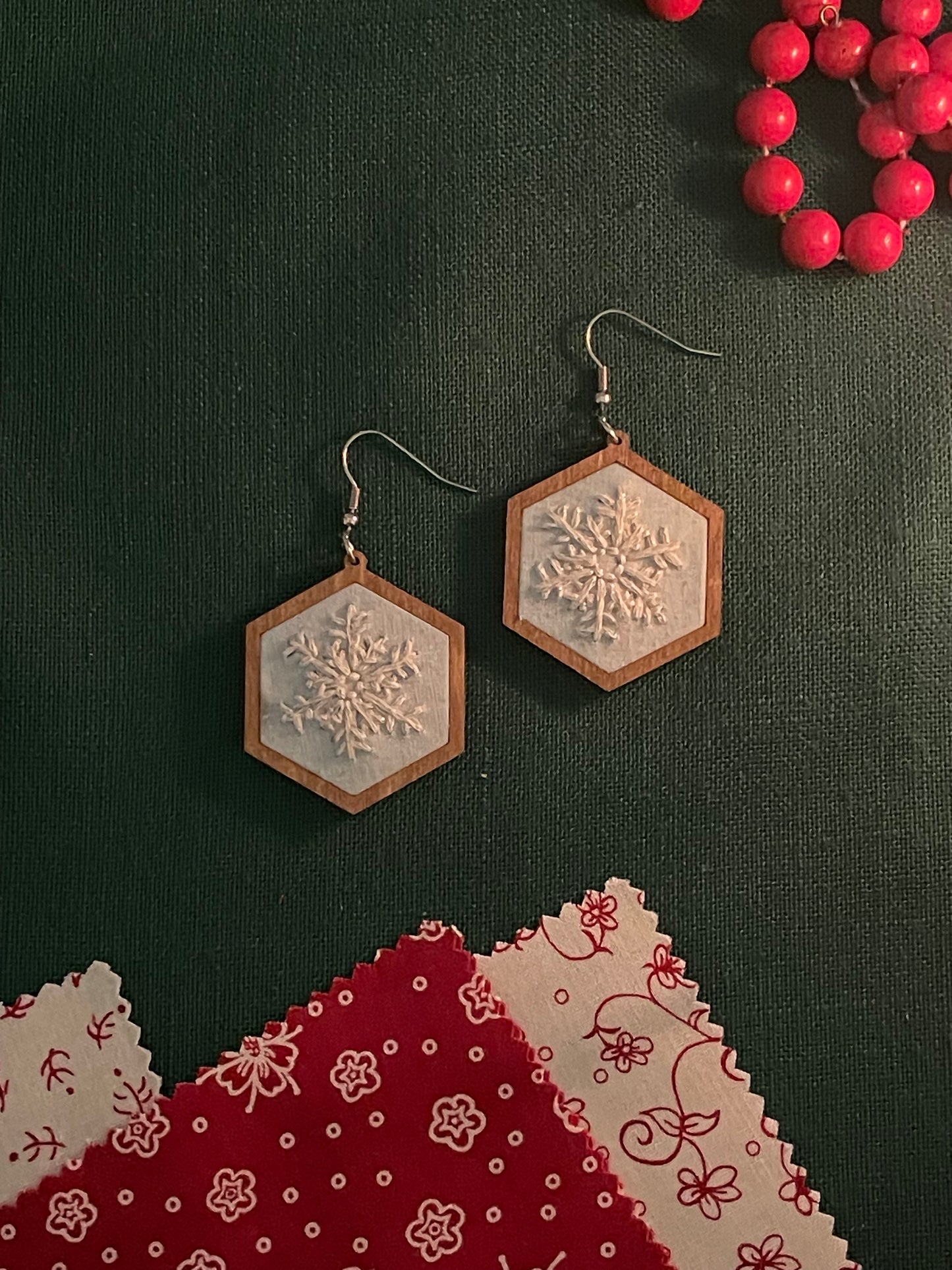 The Sarah | Snowflake Dangle Earrings