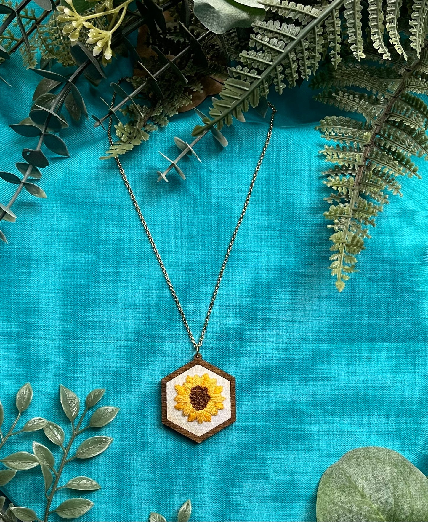 The Sienna | Sunflower Necklace