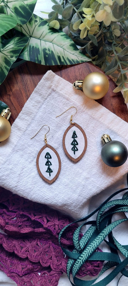 The Mary | Small Tree Dangle Earrings